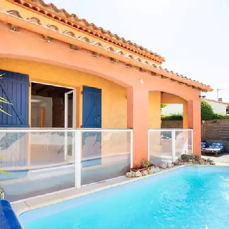 Magnifique Maison Avec Piscine Privee A 300 M D'une Tres Jolie De Sable ヴィラ Le Barcarès